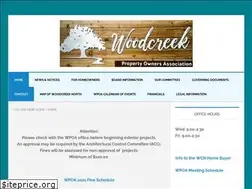 Sites similar to woodcreekpoa.org