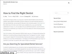 Sites similar to woodinvilledentalcare.com