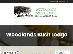 Sites similar to woodlandsbushlodge.co.za