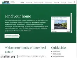 Sites similar to woodsandwaterrealestate.com