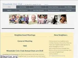 Sites similar to woodsidecivicclub.org