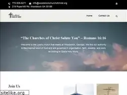 Sites similar to woodstockchurchofchrist.org