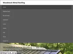 Sites similar to woodstockmetalroofing.com