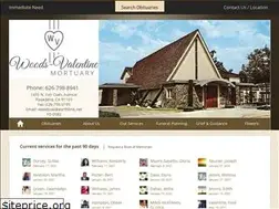Sites similar to woodsvalentinemortuary.com