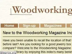 Sites similar to woodworkingmagazineindex.com