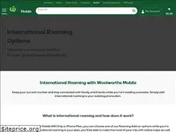 Sites similar to woolworthsglobalroaming.com.au