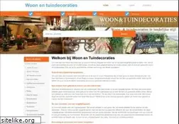 Sites similar to woonentuindecoraties.nl