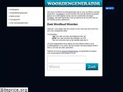 Sites similar to woordengenerator.nl
