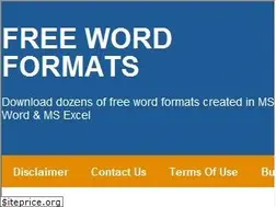 Sites similar to word-formats.com