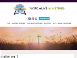 Sites similar to wordaliveministriesinc.org