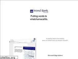 Sites similar to wordbank.io