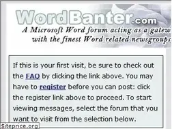 Sites similar to wordbanter.com