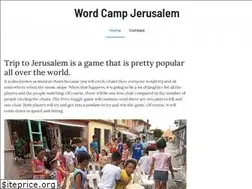 Sites similar to wordcampjerusalem.com