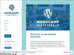 Sites similar to wordcampmontreal.org