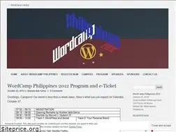Sites similar to wordcampphilippines.com