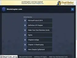 Sites similar to wordchapter.com