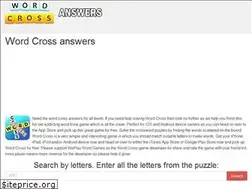 Sites similar to wordcrossanswers.com