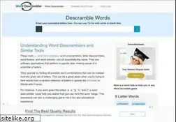 Sites similar to worddescrambler.net