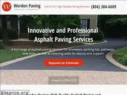 Sites similar to wordenpaving.com