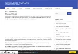 Sites similar to wordexceltemplates.com