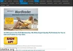 Sites similar to wordfeeder.com