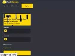 Sites similar to wordfollowers.com