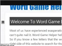 Sites similar to wordgamehelper.com