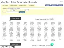 Sites similar to wordgen.eu