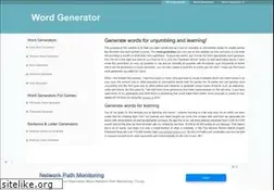 Sites similar to wordgenerator.net