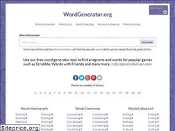 Sites similar to wordgenerator.org