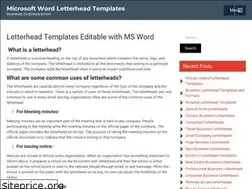 Sites similar to wordletterheadtemplates.com