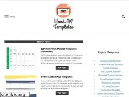 Sites similar to wordmstemplates.com