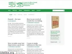 Sites similar to wordofmouth.org