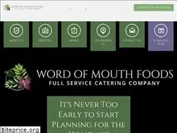 Sites similar to wordofmouthfoods.com