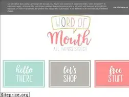 Sites similar to wordofmouthspeech.blogspot.com
