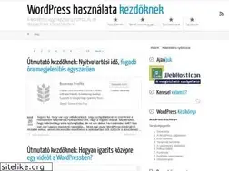 Sites similar to wordpresskezdoknek.hu