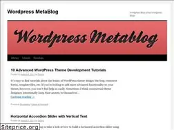 Sites similar to wordpressmetablog.com