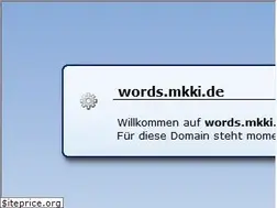 Sites similar to words.mkki.de