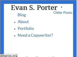 Sites similar to wordsbyevanporter.com
