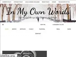Sites similar to wordsbykim.com