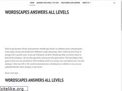 Sites similar to wordscapeanswer.com