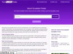Sites similar to wordscrabblefinder.com
