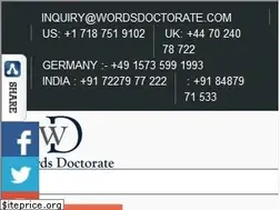 Sites similar to wordsdoctorate.com