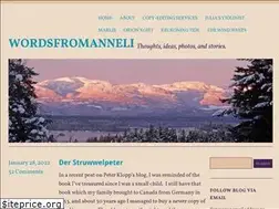 Sites similar to wordsfromanneli.com