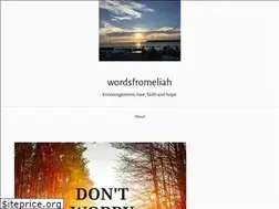 Sites similar to wordsfromeliah.com