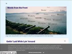 Sites similar to wordsfromthefront.com