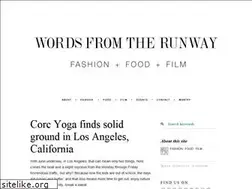 Sites similar to wordsfromtherunway.com