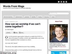 Sites similar to wordsfromwags.com