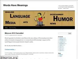 Sites similar to wordshavemeanings.wordpress.com