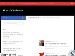Sites similar to wordsinsentences.com